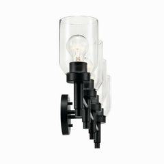 KICHLER Kichler 55186BK Madden 4 light 34 inch wall mount bath light 75w