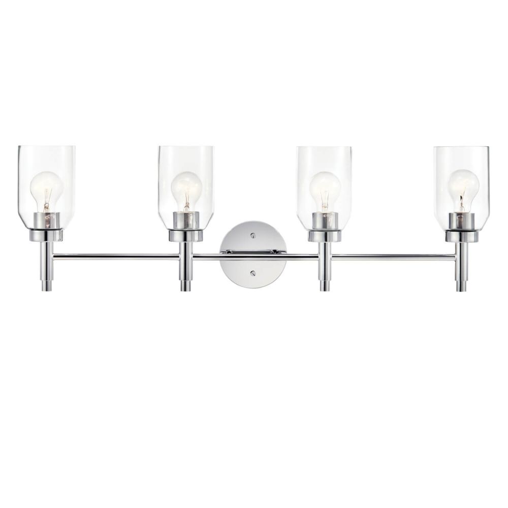 KICHLER Kichler 55186CH Madden 4 light 34 inch Bath Vanity Light 300W
