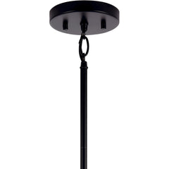 KICHLER Kichler 52725BK Madden 1 Light Small Pendant 75 Watts 7 Inch W 15 Inch H