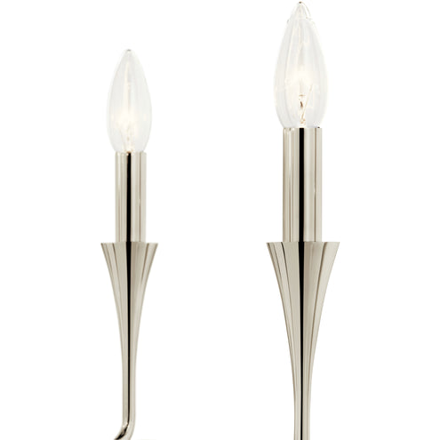 KICHLER Kichler 52689PN Alvaro 5 light chandelier ceiling light 300w 30 inch