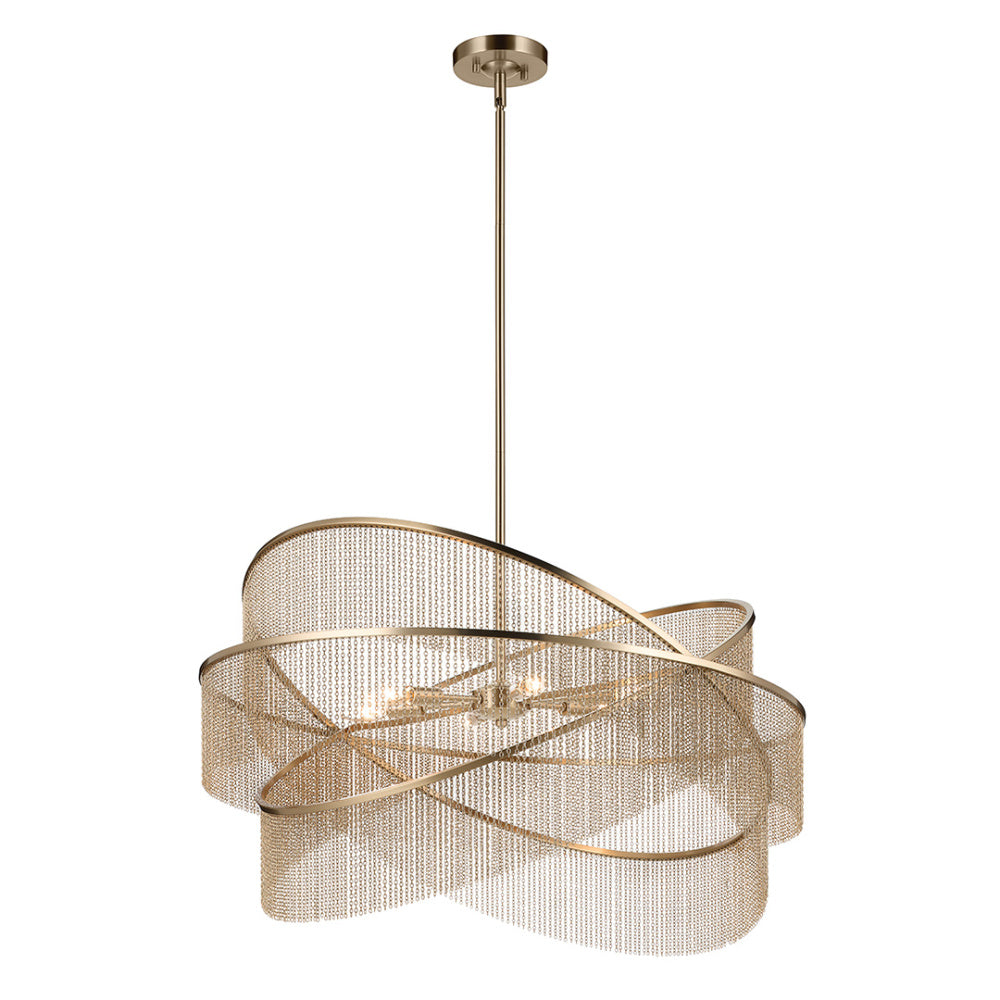KICHLER Kichler 52824CPZ Khaite Chandelier 6Lt