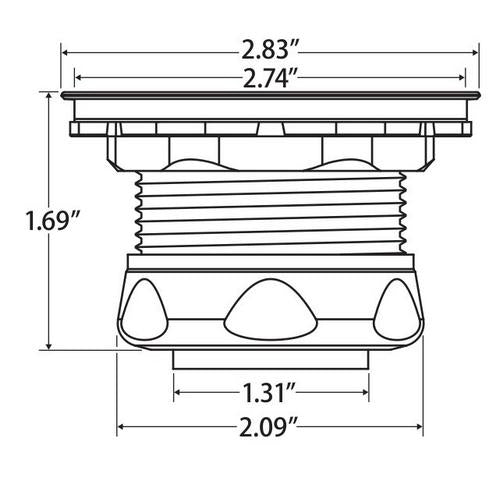 JOMAR Jomar SS310 Bar-Ette Basket Strainer 300-102