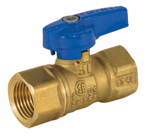 JOMAR Jomar T204 3/4 Gas Ball Valve Teardrop Handle 2 Piece 600 WOG 3/4 Inch FIP