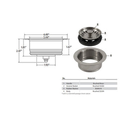 JOMAR Jomar 300-021CLAM Push-N-Seal II Pack of 24