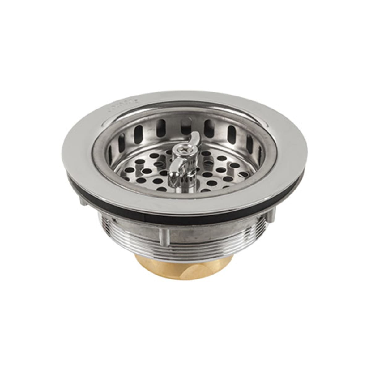 JOMAR Jomar 300-023CLAM Chrome Plated Brass or 300 Grade Brushed Stainless Steel Sink Strainer BS-325B