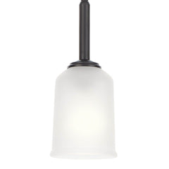 KICHLER Kichler 43674BK Shailene 1 light 100W 5 inch A19 mini pendant