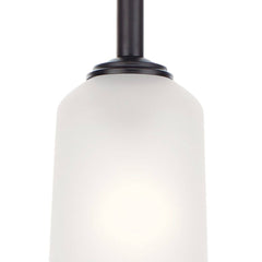 KICHLER Kichler 43674BK Shailene 1 light 100W 5 inch A19 mini pendant