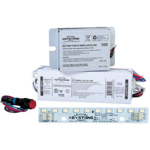 KEYSTONE TECHNOLOGIES Keystone Technologies KT-EMRG-LED-5C-500-K1 LED emergency backup driver kit 5W KTEMRGLED5C500K1IP