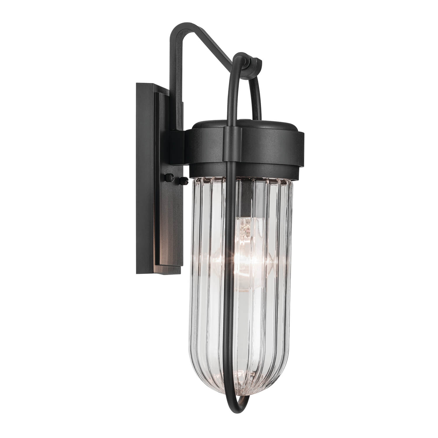 KICHLER Kichler 59123BKT Brix 16 inches 1 Light Outdoor Wall Light 60 W