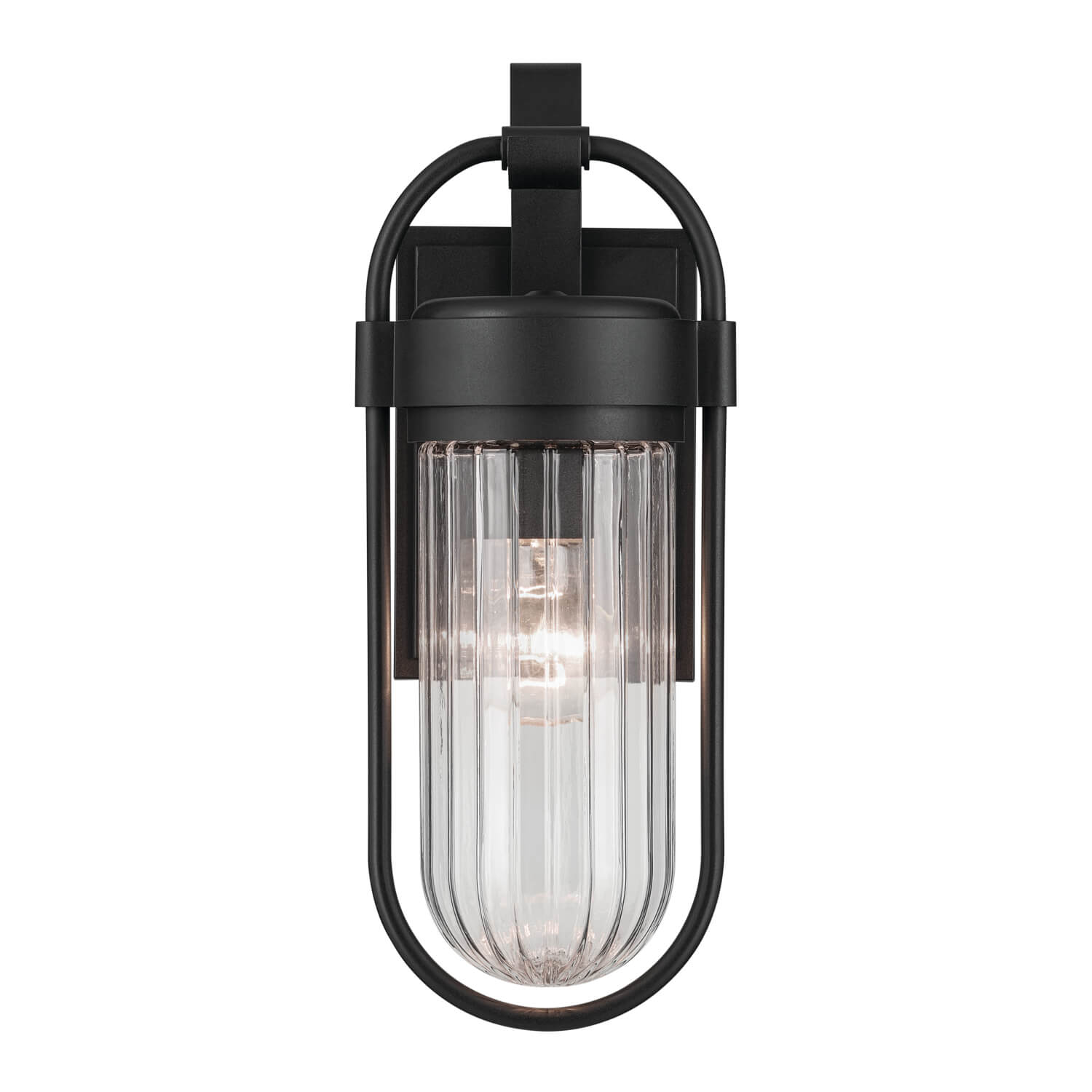 KICHLER Kichler 59123BKT Brix 16 inches 1 Light Outdoor Wall Light 60 W