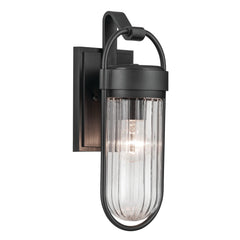 KICHLER Kichler 59123BKT Brix 16 inches 1 Light Outdoor Wall Light 60 W