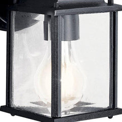 KICHLER Kichler 9794BKL18 Barrie 1-Light LED Outdoor Wall Light 10W 8.5in 1-Pack