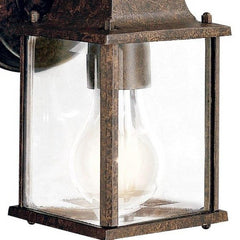 KICHLER Kichler 9794BKL18 Barrie 1-Light LED Outdoor Wall Light 10W 8.5in 1-Pack