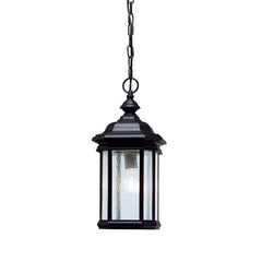 KICHLER Kichler 9810BK Kirkwood 1 light pendant 150W 18 inch high 8.5 inch square