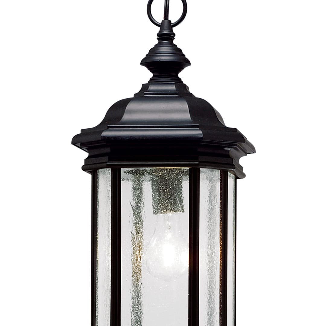 KICHLER Kichler 9810BK Kirkwood 1 light pendant 150W 18 inch high 8.5 inch square