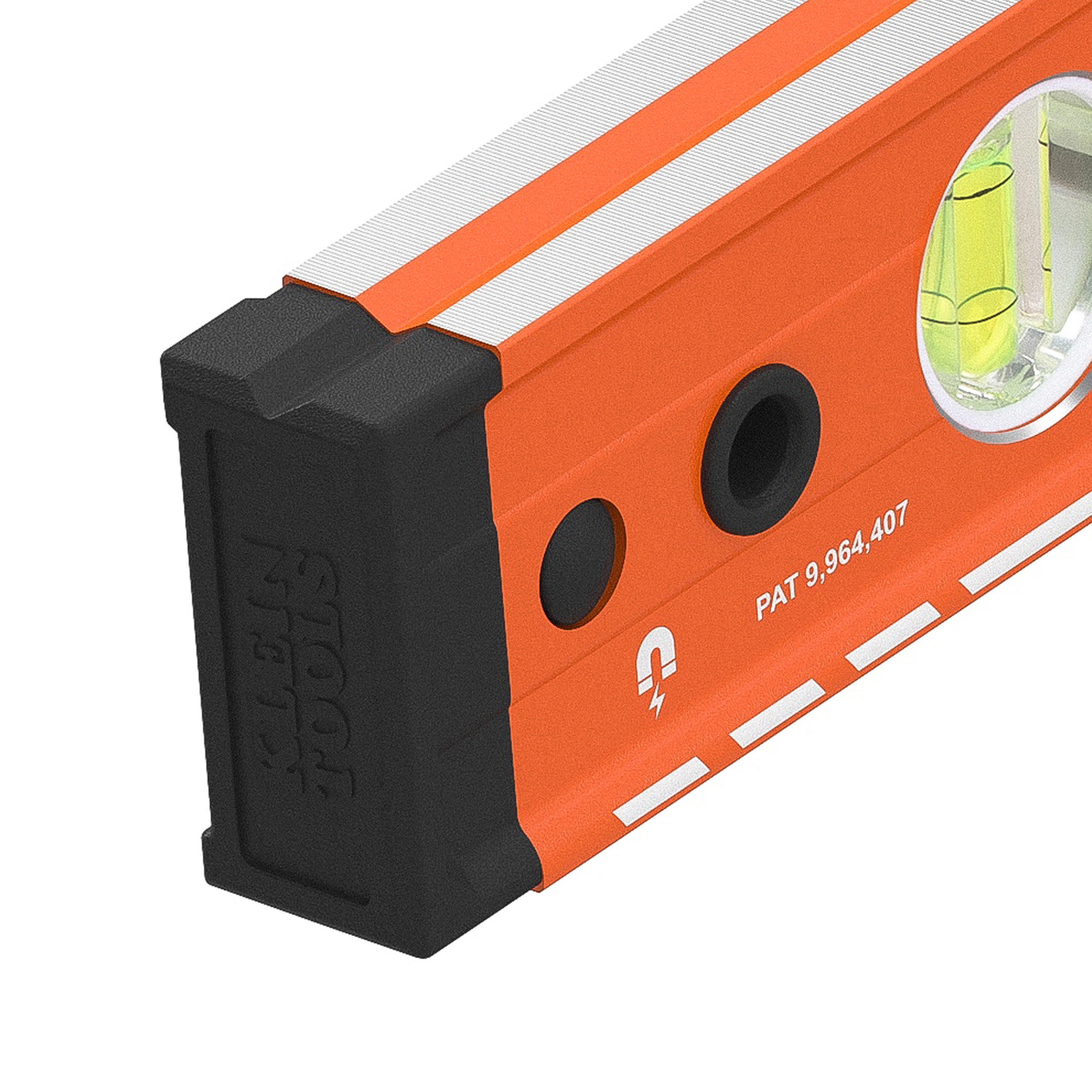 KLEIN TOOLS Klein Tools 93524MAG Magnetic Box Beam Level 3 Vial 24-Inch