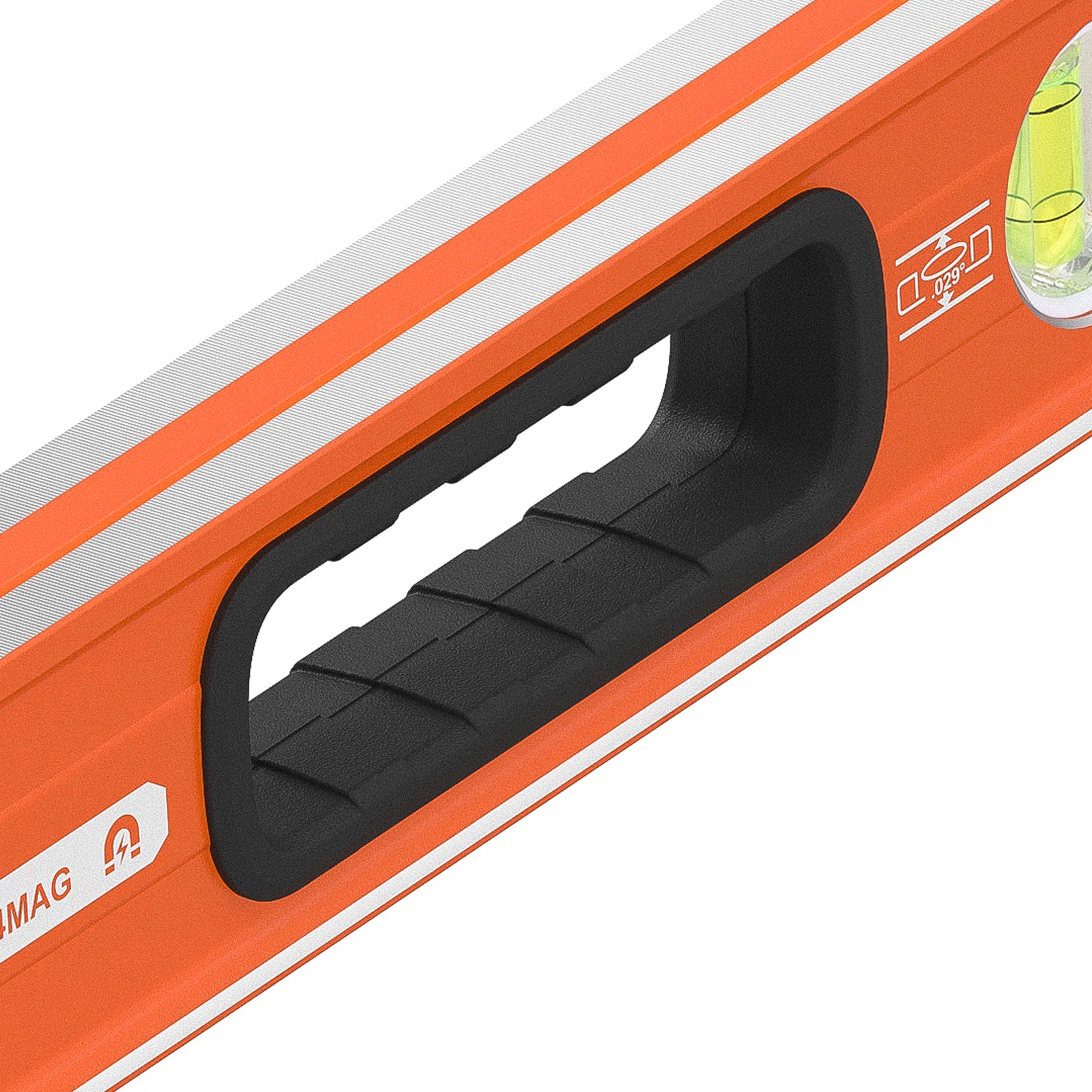 KLEIN TOOLS Klein Tools 93524MAG Magnetic Box Beam Level 3 Vial 24-Inch