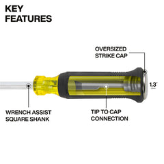 KLEIN TOOLS Klein Tools 6007DD 5/16-inch Keystone Demolition Driver