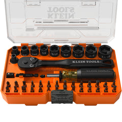 KLEIN TOOLS Klein Tools 33806 ProFlex Impact Driver Bit and Socket Set SAE 43-Piece
