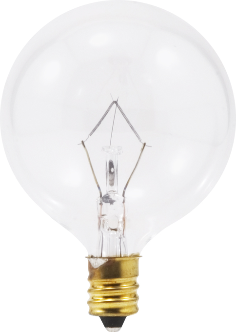 LEDVANCE Ledvance 25G16.5C/BL-120V/13625 candelabra globe lamp 25W G16.5 13625