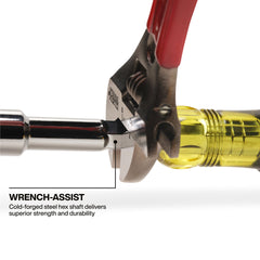 KLEIN TOOLS Klein Tools 65408M metric color-coded nut driver, heavy-duty hollow-shaft 8mm