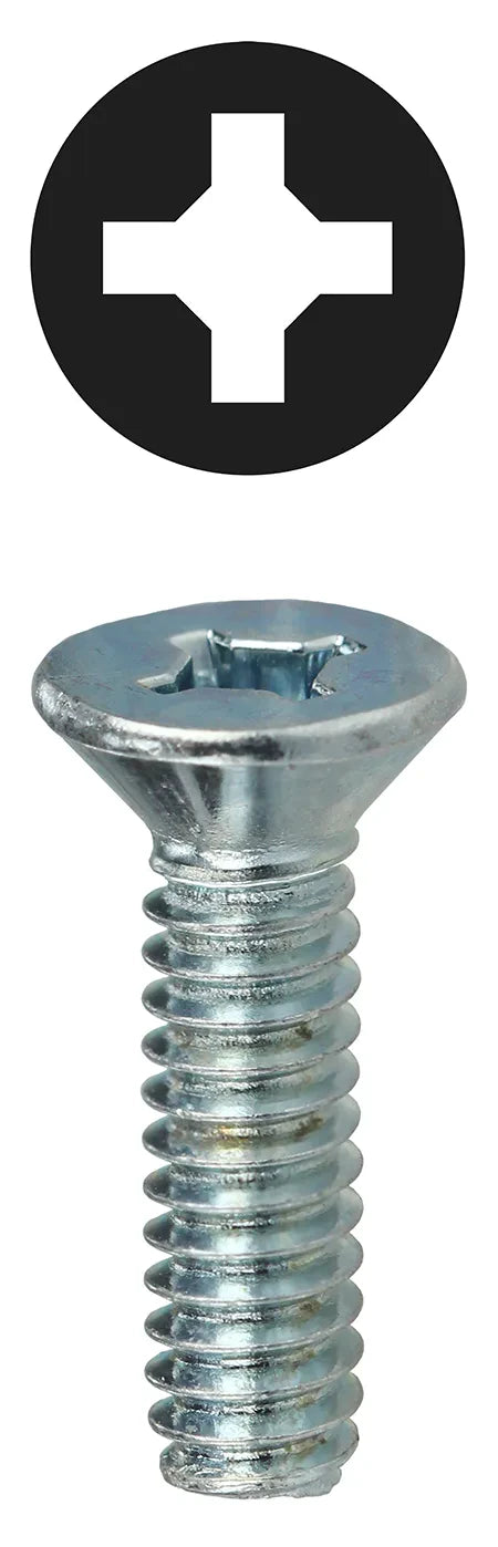 LH DOTTIE Lh Dottie FMDD6321 Machine Screw #6-32 x 1 In. Flat Head Phillips/Square