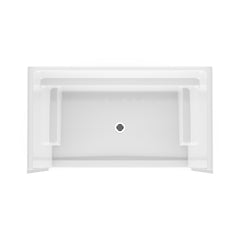 MAAX Maax 107661-000-002-000 Icon SH6034 AcrylX Alcove Center Drain One-Piece Shower 60 x 33 1/2 x 75 1/2 Inches