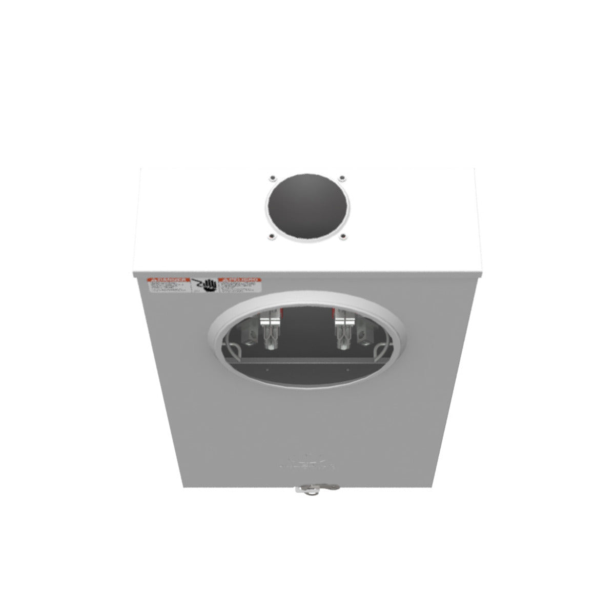MILBANK Milbank UC7478-RL 6 Term Ringless Small Hub Opening Test Switch Provision Single Cover 20A 600V 4.125L x 12W x 20H
