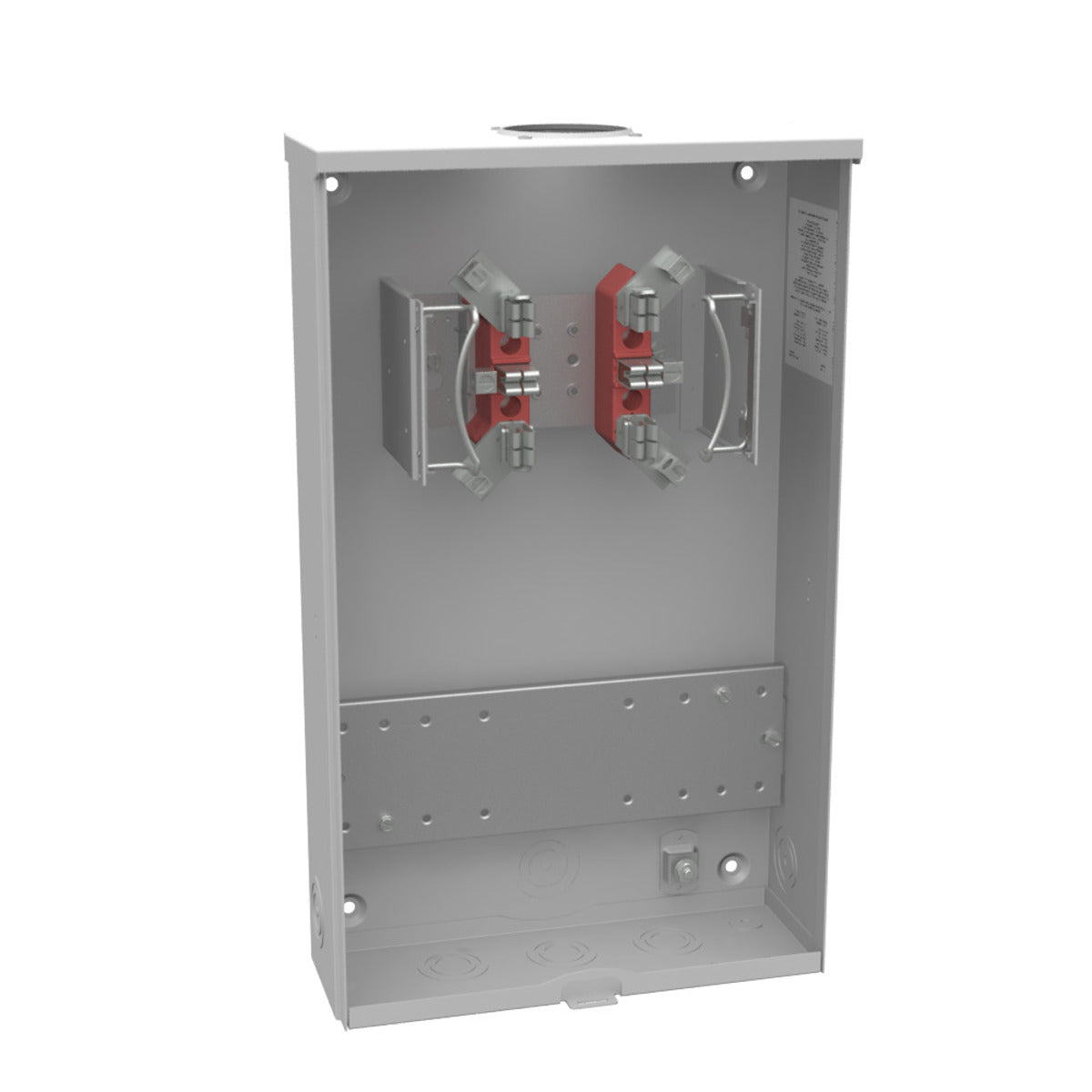 MILBANK Milbank UC7478-RL 6 Term Ringless Small Hub Opening Test Switch Provision Single Cover 20A 600V 4.125L x 12W x 20H