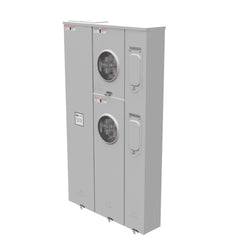 MILBANK Milbank U4372-XT-5T9 5 term, ringless, 2 large closing plates, lever bypass, 2 position 2-200 amp, main breaker provision, 5th term 9 o'clock position