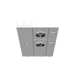 MILBANK Milbank U4372-XT-5T9 5 term, ringless, 2 large closing plates, lever bypass, 2 position 2-200 amp, main breaker provision, 5th term 9 o'clock position