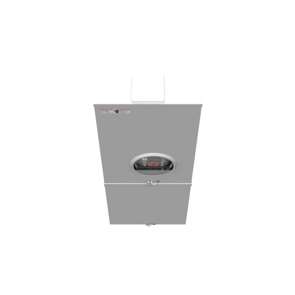 MILBANK Milbank U5059-X-5T9-K3L single position meter socket with main breaker 320 amp 1 phase 5 term ringless lever OH UG 240V