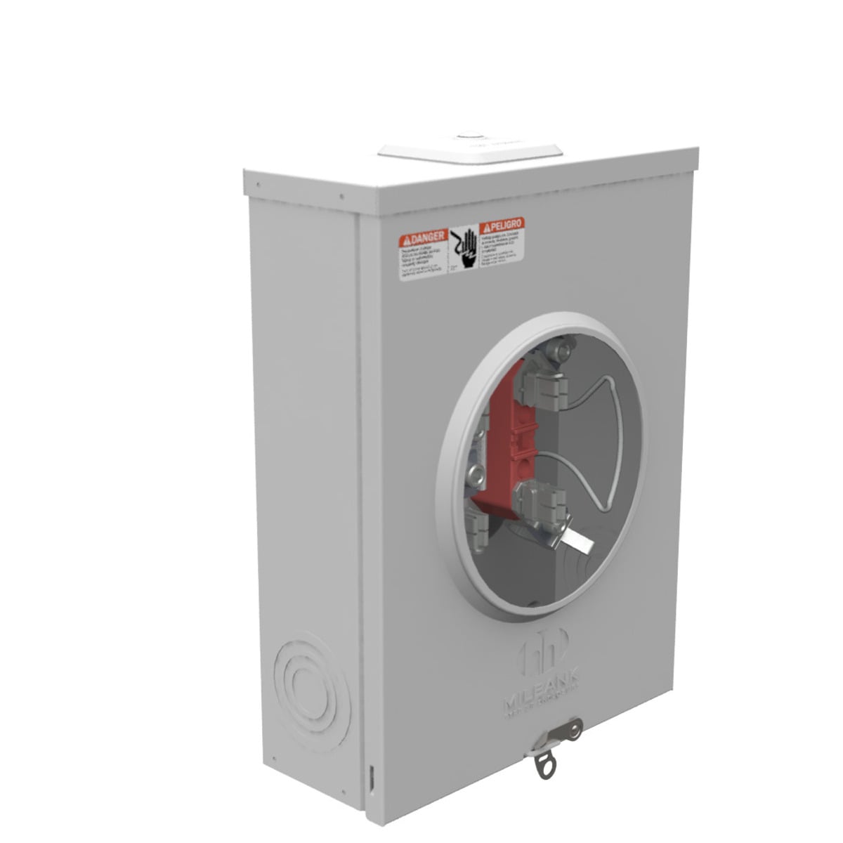 MILBANK Milbank U7040-XL-TG-KK 4 Terminal Ringless Small Closing Plate Triplex Ground Horn Bypass 200A