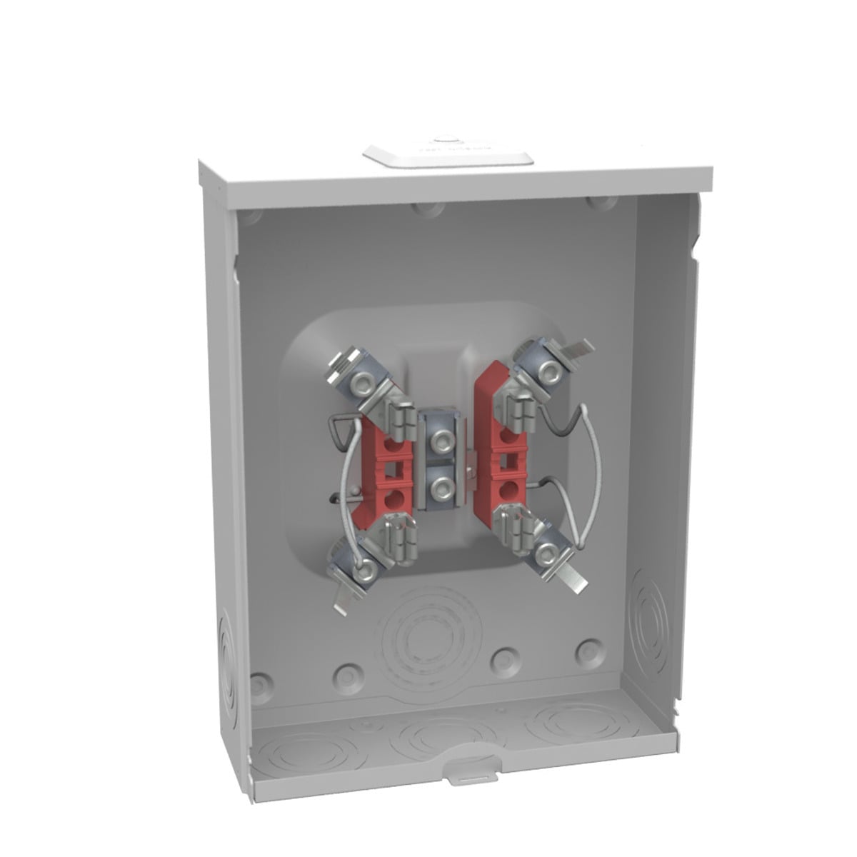MILBANK Milbank U7040-XL-TG-KK 4 Terminal Ringless Small Closing Plate Triplex Ground Horn Bypass 200A