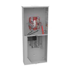 MILBANK Milbank U6281-XL-100-5T9 5 terminal ringless small closing plate lever bypass meter socket 100 ampere 5th terminal 9 o'clock