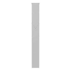 MILBANK Milbank NU8980-O-KK 4 term, ringless, plain top, horn bypass, 1-200 amp, main breaker provision, single pedestal direct bury, pedestal
