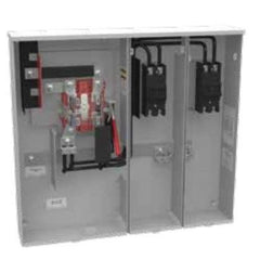MILBANK Milbank U6585-X-2/200-5T9 320A meter socket, 5-term, lever bypass, 2/200A breakers & divider 240VAC ringless