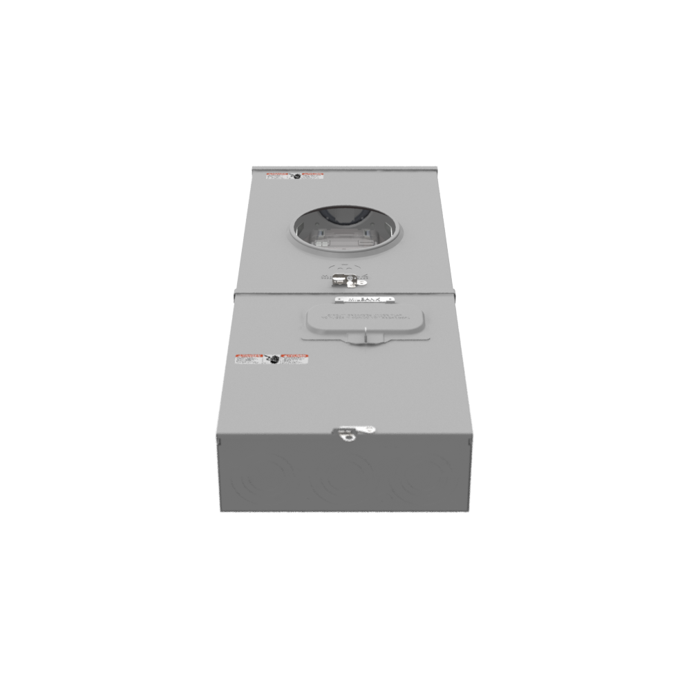 MILBANK Milbank U3791N-RXL-100-5T9 5 Term Ringless Large Hub Opening Adapt To Small Closing Plate Lever Bypass 1-100 Amp Main Breaker 5th Term 9 O'clock Position