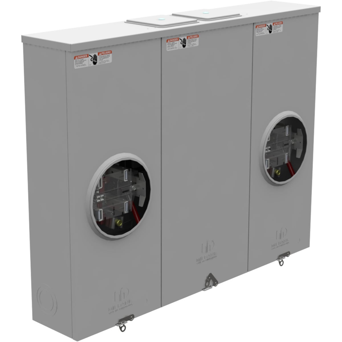 MILBANK Milbank U2872-XT-5T9 5 term ringless 2 large closing plates lever bypass 2 position 5th term 9 o'clock position 200a 300vac