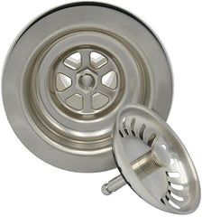 MOUNTAIN PLUMBING Mountain Plumbing MT300/BN Classic 3-1/2 inch Deluxe Stemball Kitchen Sink Strainer