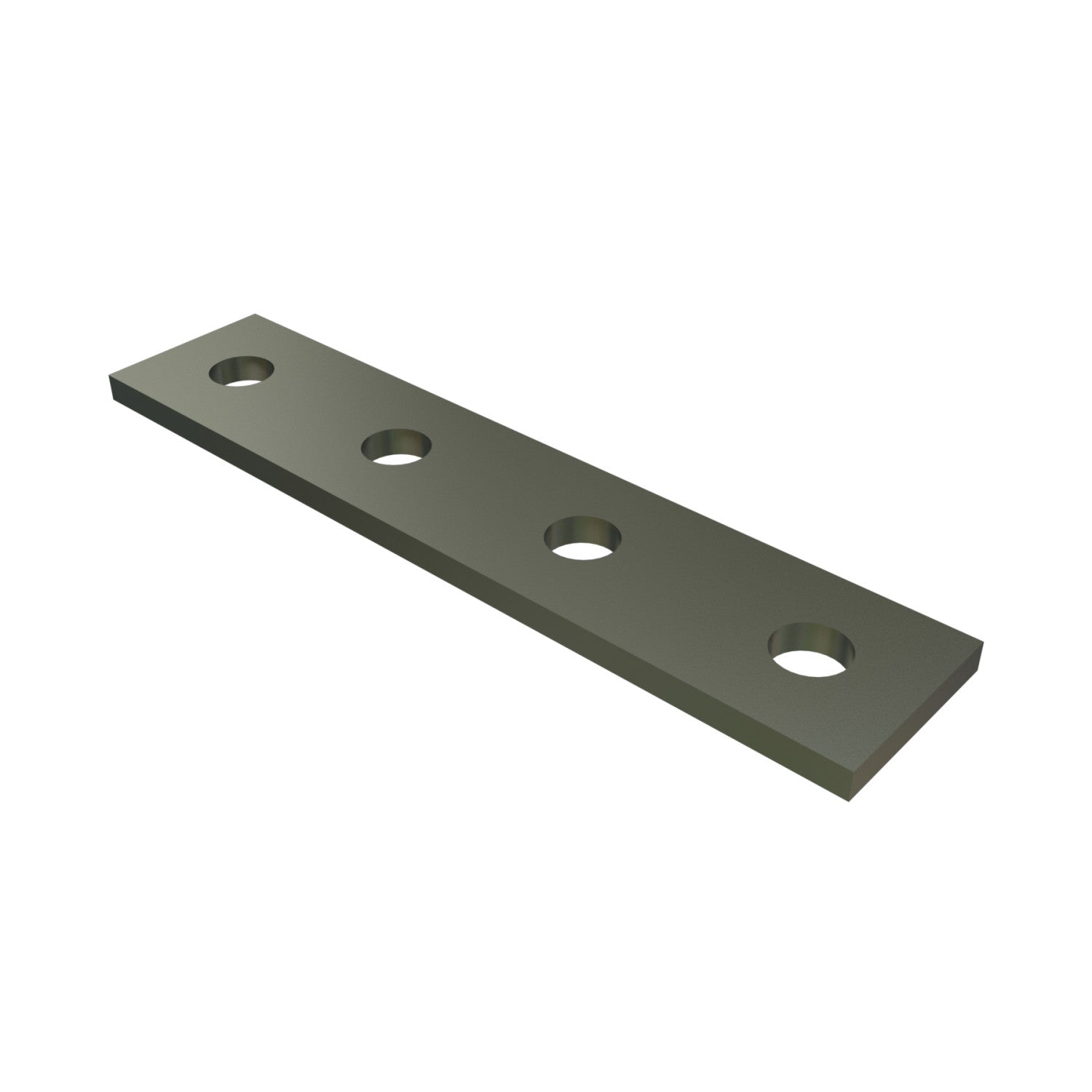 POWER-STRUT Power-Strut P1067 EG 4-hole flat plate fitting 7-1/4 inchesx 1/4 inchesx 1-5/8 inches