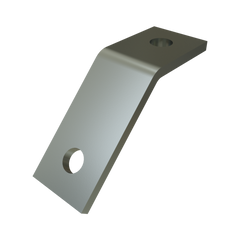 POWER-STRUT Power-Strut p1546 eg strut fitting 45° 1-5/8 inchesx 3 inchesx 2-5/16 inches