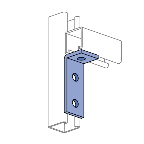 POWER-STRUT Power-Strut P1326 EG 3 hole, 90 degree fitting