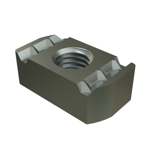 POWER-STRUT Power-Strut P3006-1420EG Strut Channel Nut 1/4 inches-20 3/4 inchesx 1/4 inchesx 1-23/64 inches