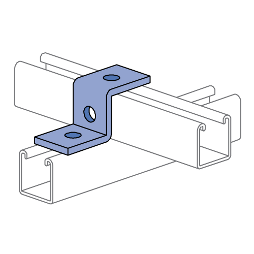 POWER-STRUT Power-Strut P1045 EG 3 hole, Z shape fitting