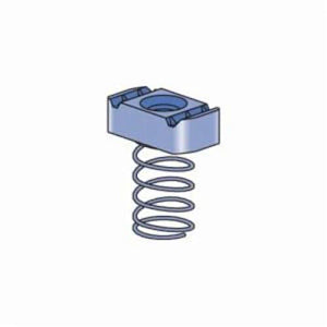 POWER-STRUT Power-Strut P1008 EG Regular Channel Nut With Spring 3/8-16 Thread
