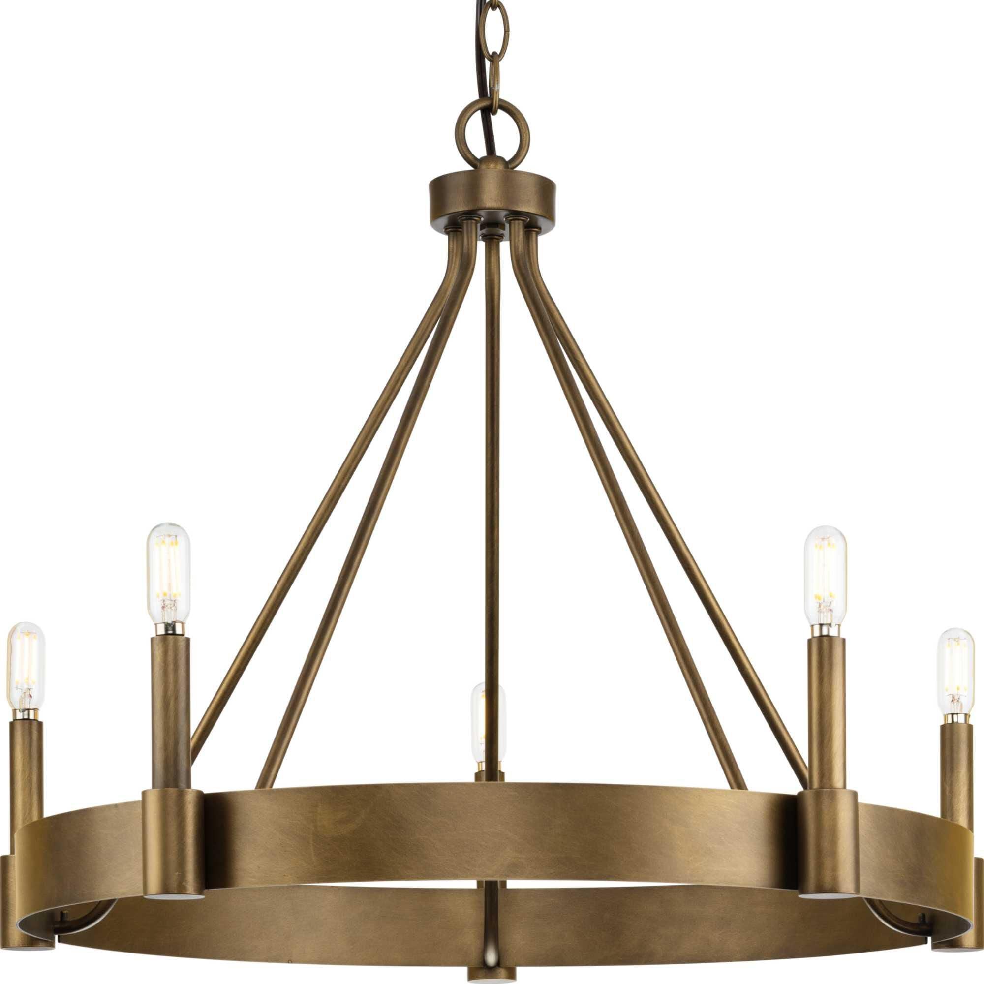 PROGRESS LIGHTING Progress Lighting P400318-31M Breckenridge 5-light Chandelier 60W