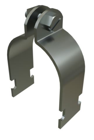 POWER-STRUT Power-Strut P1113 SS conduit clamp 1 in