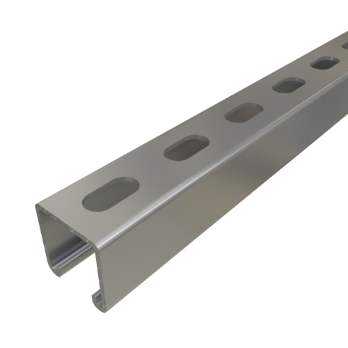 POWER-STRUT Power-Strut P1000T 10PG Strut Channel 12ga 1-5/8x1-5/8 inch 10 feet T-Slots