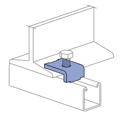 POWER-STRUT Power-Strut P1386 EG strut beam clamp 1-5/8 inchesx 27/32 inchesx 2-1/32 inches